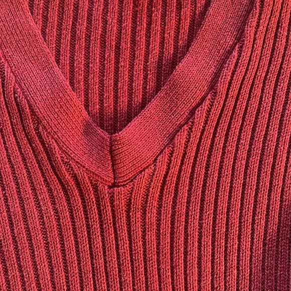 🍀3/50 BUFFALO Ribbed V-Neck Sweater (M) - Picture 6 of 10